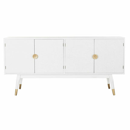 Anrichte DKD Home Decor Weiß Tanne Golden (160 x 42 x 80 cm)