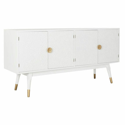 Anrichte DKD Home Decor Weiß Tanne Golden (160 x 42 x 80 cm)