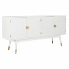Anrichte DKD Home Decor Weiß Tanne Golden (160 x 42 x 80 cm)