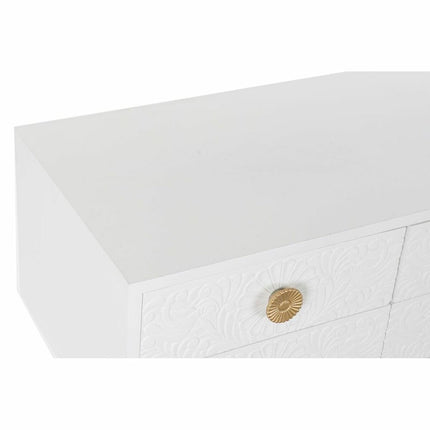 TV-Möbel DKD Home Decor Weiß Tanne Gold Holz MDF (120 x 42 x 54 cm)