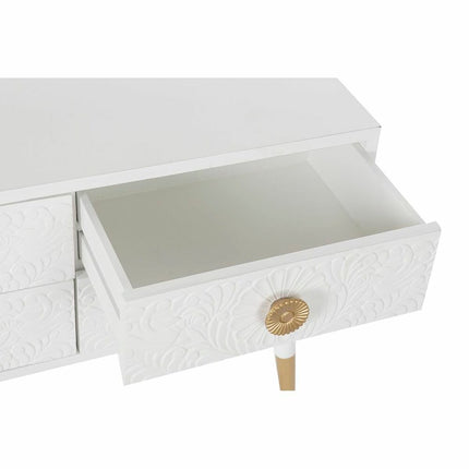 TV-Möbel DKD Home Decor Weiß Tanne Gold Holz MDF (120 x 42 x 54 cm)