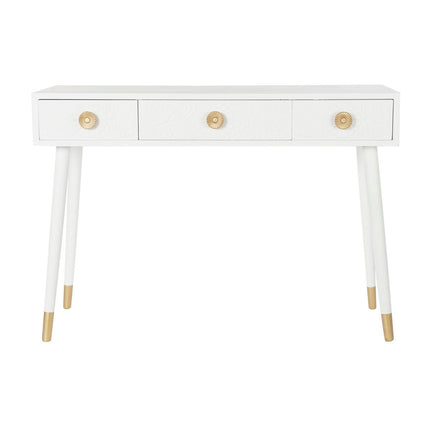 Konsole DKD Home Decor Weiß Gold Tanne Holz MDF 110 x 42,5 x 78 cm