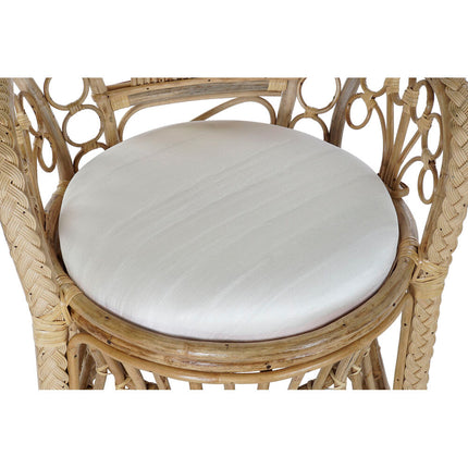 Havestol DKD Home Decor natürlich Polyester Weiß Rattan (92 x 66 x 145 cm)