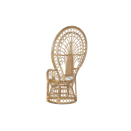 Havestol DKD Home Decor natürlich Polyester Weiß Rattan (92 x 66 x 145 cm)