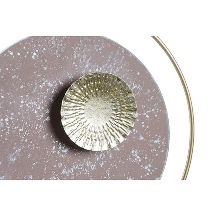 Wanddekoration DKD Home Decor abstrakt Blau Gold Metall Weiß Moderne (110 x 6,4 x 68 cm)