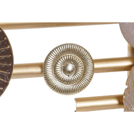 Wanddekoration DKD Home Decor Spiegel Beige Gold Metall Kreise (124,5 x 5,7 x 63,5 cm)