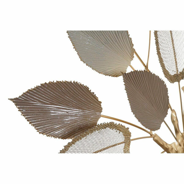Wanddekoration DKD Home Decor Beige Baum Gold Metall Braun (100 x 6,4 x 97,8 cm)