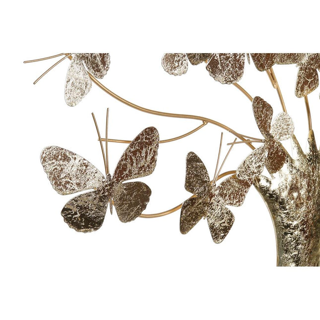 Deko-Figur DKD Home Decor Baum Gold Metall (68,6 x 9 x 71,8 cm)