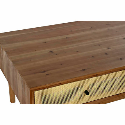 Couchtisch DKD Home Decor Tanne Rattan (106 x 55 x 46 cm)