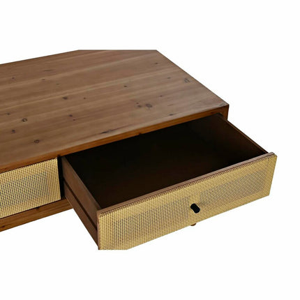 Couchtisch DKD Home Decor Tanne Rattan (106 x 55 x 46 cm)