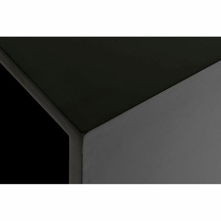 TV-Möbel DKD Home Decor Schwarz Tanne Rattan (160 x 65 x 38 cm)