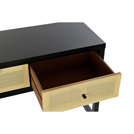 Konsole DKD Home Decor 135 x 38 x 76 cm Tanne natürlich Schwarz