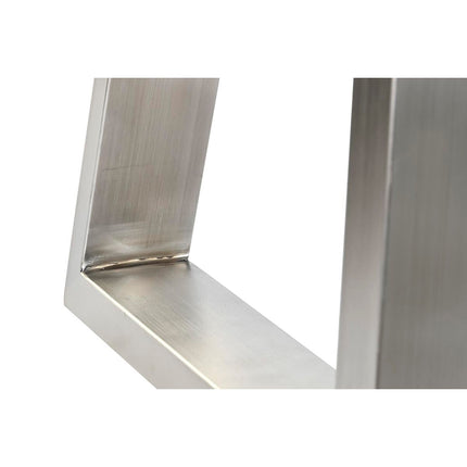 Konsole DKD Home Decor Silberfarben MDF Stahl Weiß Moderne (120 x 40 x 76 cm)