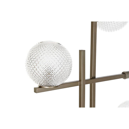 Stehlampe DKD Home Decor Kristall Gold Metall 220 V (55 x 24 x 185 cm)