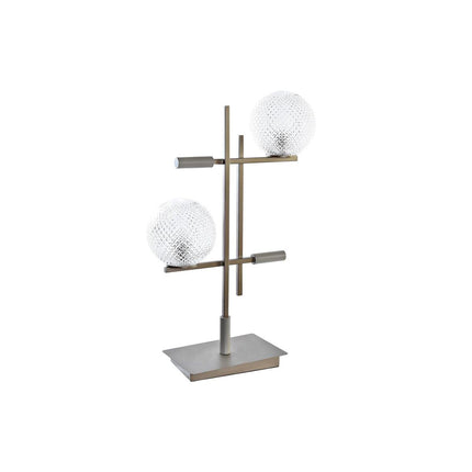 Tischlampe DKD Home Decor Kristall Gold Metall 220 V (38 x 16 x 63 cm)