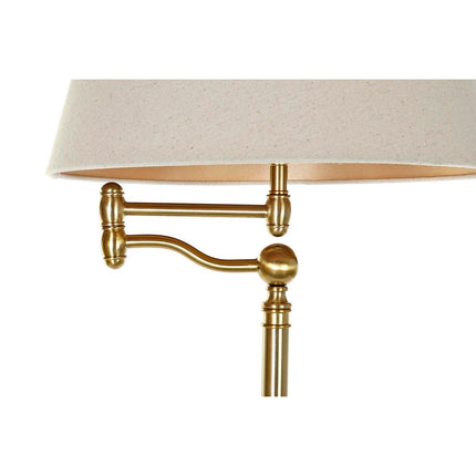 Stehlampe DKD Home Decor Beige Gold Metall 220 V 50 W (41 x 41 x 160 cm)