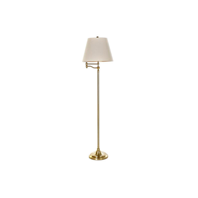 Stehlampe DKD Home Decor Beige Gold Metall 220 V 50 W (41 x 41 x 160 cm)