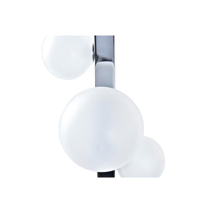 Tischlampe DKD Home Decor Silberfarben Weiß 220 V Moderne (15 x 15 x 68 cm)