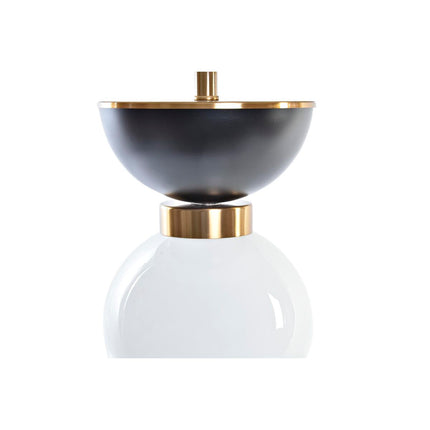 Tischlampe DKD Home Decor Weiß Schwarz Gold Metall 50 W 220 V 41 x 41 x 73 cm