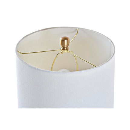 Tischlampe DKD Home Decor Kristall Gold Durchsichtig Weiß 220 V 50 W (35 x 35 x 62 cm)