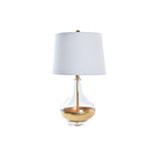 Tischlampe DKD Home Decor Kristall Gold Durchsichtig Weiß 220 V 50 W (35 x 35 x 62 cm)