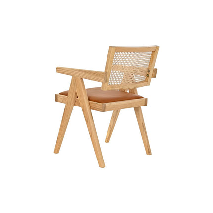 Armlehnstühle DKD Home Decor Polsterung 55 x 54 x 82 cm natürlich Hellbraun Rattan