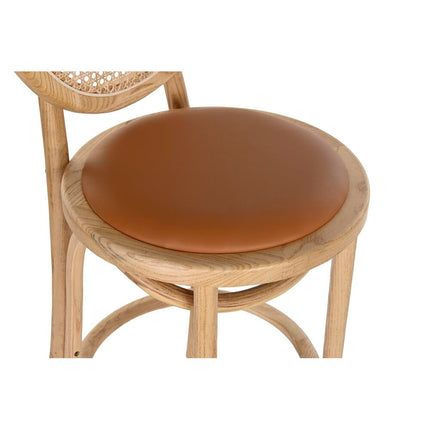 Hocker DKD Home Decor 43 x 43 x 108 cm natürlich Hellbraun