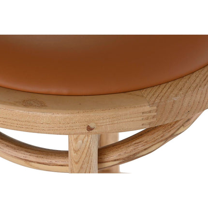 Hocker DKD Home Decor 43 x 43 x 108 cm natürlich Hellbraun