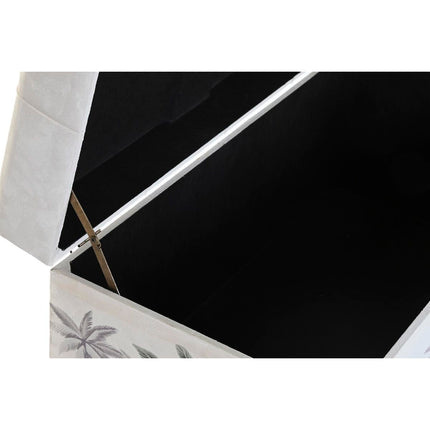 Barhocker DKD Home Decor   Schwarz Beige Polyester grün Holz MDF (80 x 40 x 43 cm)
