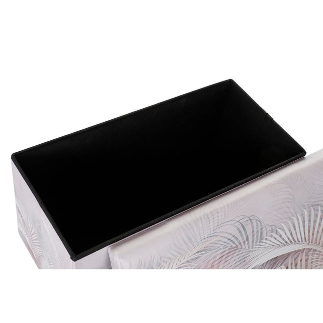 Mehrzweckbox DKD Home Decor Biegsam Grau PU Tropical (71,5 x 35 x 36 cm) (2 Stück)
