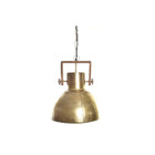 Deckenlampe DKD Home Decor Gold Metall Braun Mango-Holz 50 W (40 x 40 x 50 cm)