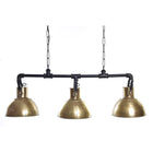 Deckenlampe DKD Home Decor 116 x 29 x 42 cm Schwarz Gold Metall 50 W
