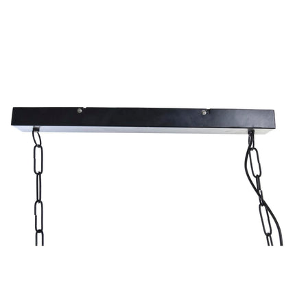 Deckenlampe DKD Home Decor 122 x 29 x 42 cm Silberfarben Schwarz Metall 50 W