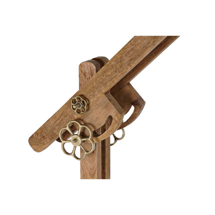 Stehlampe DKD Home Decor 85 x 25 x 140 cm Gold Metall Braun Mango-Holz