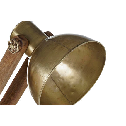 Stehlampe DKD Home Decor 85 x 25 x 140 cm Gold Metall Braun Mango-Holz