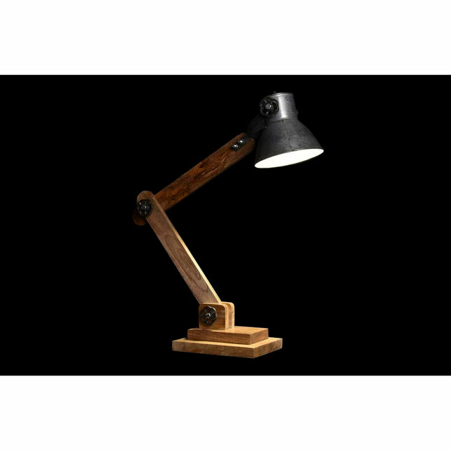 Tischlampe DKD Home Decor Silberfarben Braun 220 V 50 W (50 x 15 x 65 cm)
