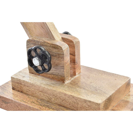 Tischlampe DKD Home Decor Metall Mango-Holz 50 W (50 x 15 x 65 cm)