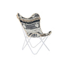 Havestol DKD Home Decor Schwarz Baumwolle Weiß Eisen (74 x 65 x 90 cm)