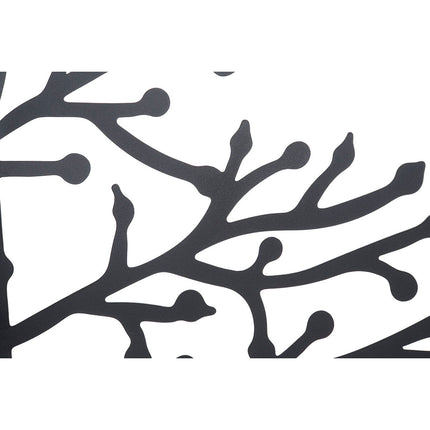 Wanddekoration DKD Home Decor 3 Stücke Schwarz Baum Metall (141 x 1,3 x 61 cm)