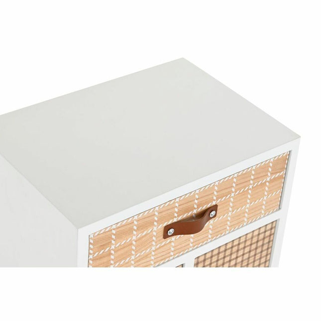 Nachttisch DKD Home Decor Kautschukholz (40 x 30 x 48 cm)