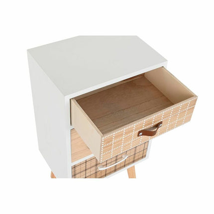 Nachttisch DKD Home Decor Kautschukholz (40 x 30 x 48 cm)