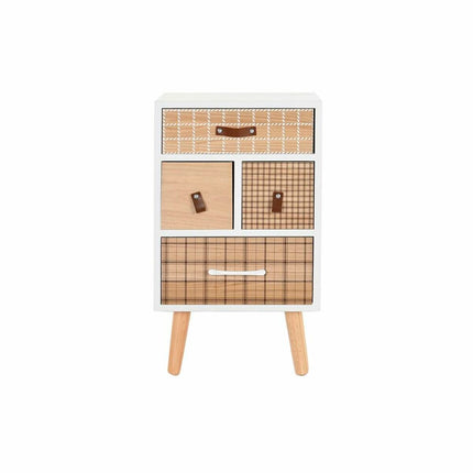 Nachttisch DKD Home Decor Kautschukholz (40 x 30 x 48 cm)