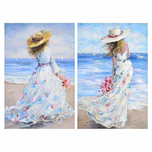 Bild DKD Home Decor 80 x 3 x 120 cm Mediterraner (2 Stück)