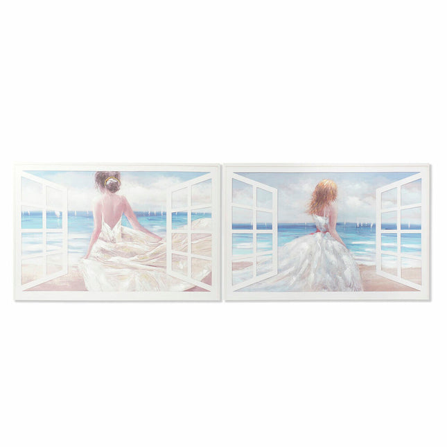 Bild DKD Home Decor 120 x 3 x 80 cm Mediterraner (2 Stück)