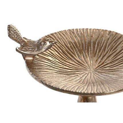 Kerzenschale DKD Home Decor 16 x 10 x 19 cm Champagner Aluminium
