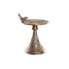 Kerzenschale DKD Home Decor 16 x 10 x 19 cm Champagner Aluminium