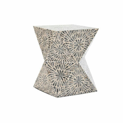 Beistelltisch DKD Home Decor Grau Beige Perlmutt 34 x 34 x 45 cm