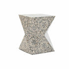 Beistelltisch DKD Home Decor Grau Beige Perlmutt 34 x 34 x 45 cm