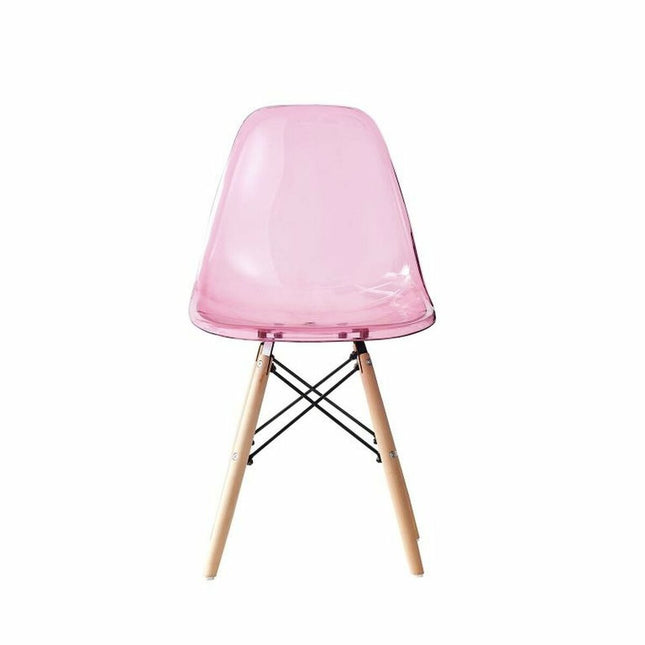 Esszimmerstuhl DKD Home Decor 44 x 46 x 81 cm natürlich Rosa 30 x 40 cm