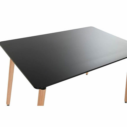 Esstisch DKD Home Decor natürlich Schwarz Birke Holz MDF (120 x 80 x 74 cm)